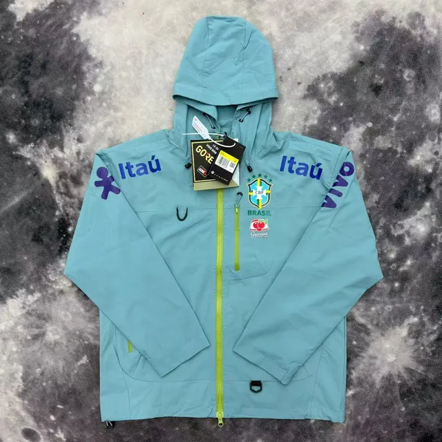 Nike Brazil National Team Jacket Itaú x Vivo Sponsorship
