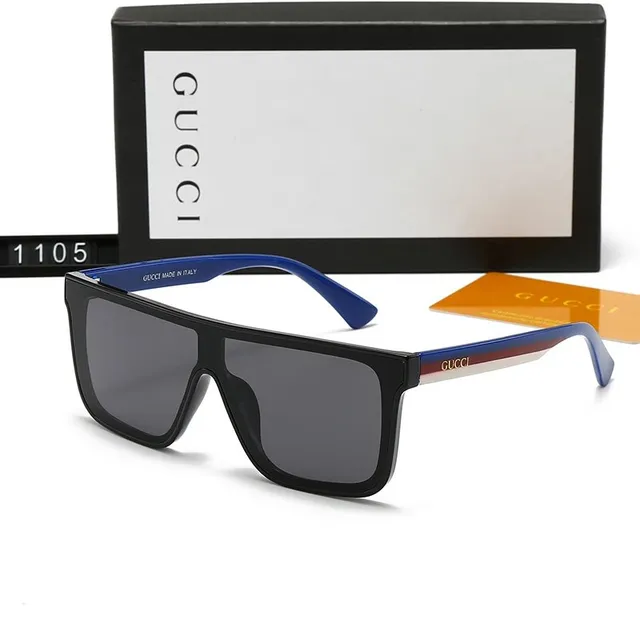 Gucci Shield Sunglasses Web Stripe Temple