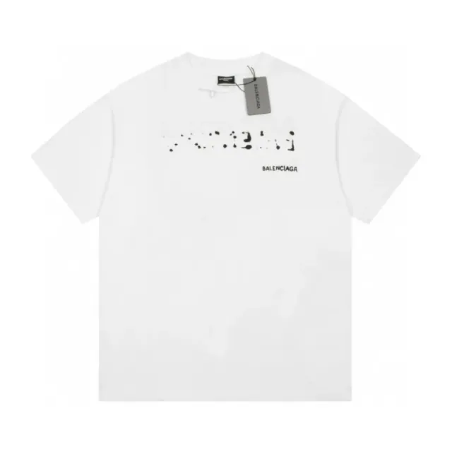 Balenciaga T-Shirt Distressed Logo