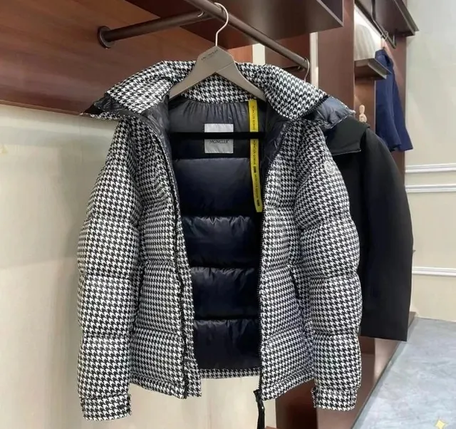 Moncler Puffer Jacket Houndstooth