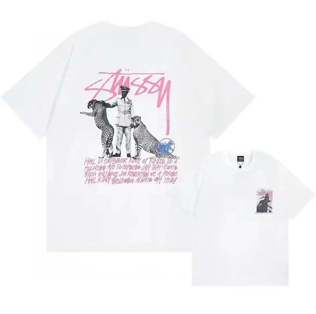 Stüssy Graphic Tee Hail King of Kings Print