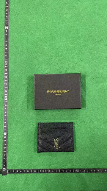 Saint Laurent Card Holder Quilted Leather