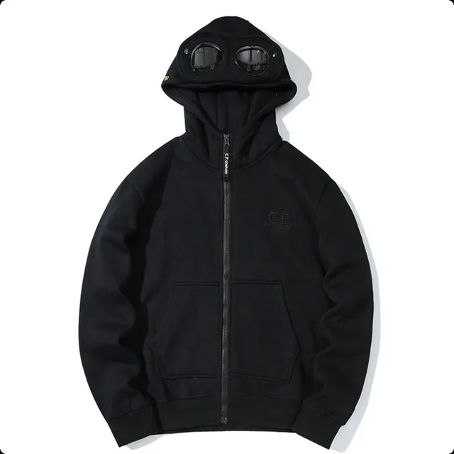 C.P. Company Goggle Hoodie Black