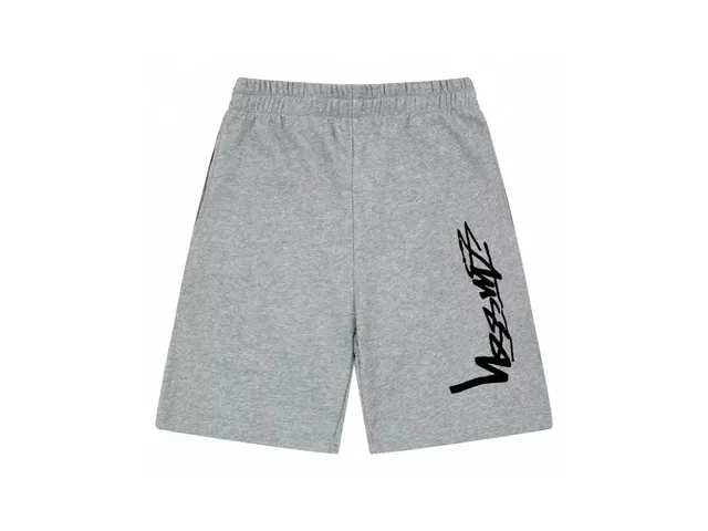 Stüssy Logo Shorts Heather Grey