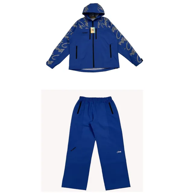 Track Suit Blue Print