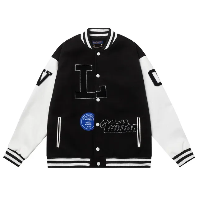 Louis Vuitton Varsity Jacket LV Monogram Appliqué