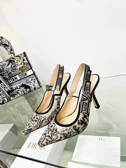 Dior heels Oblique Print
