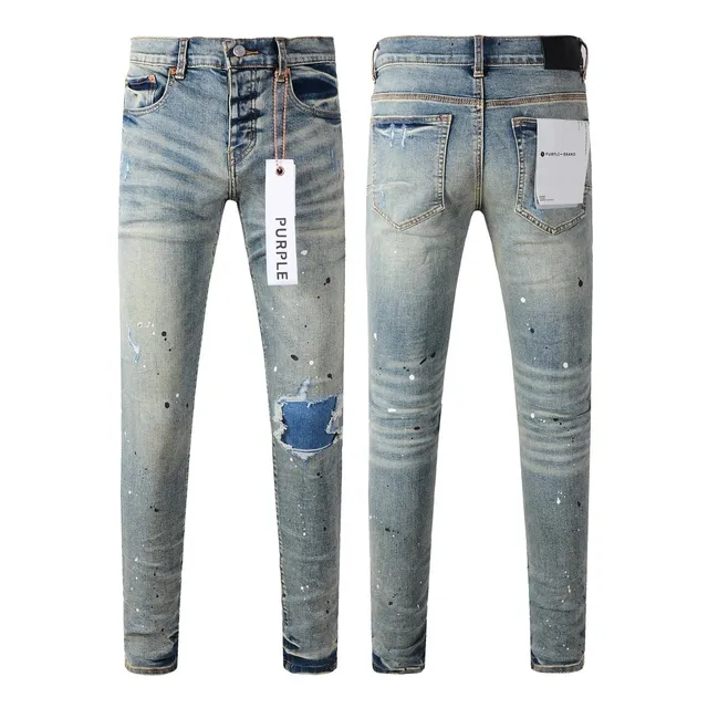 Purple Brand Distressed Slim Fit Jeans