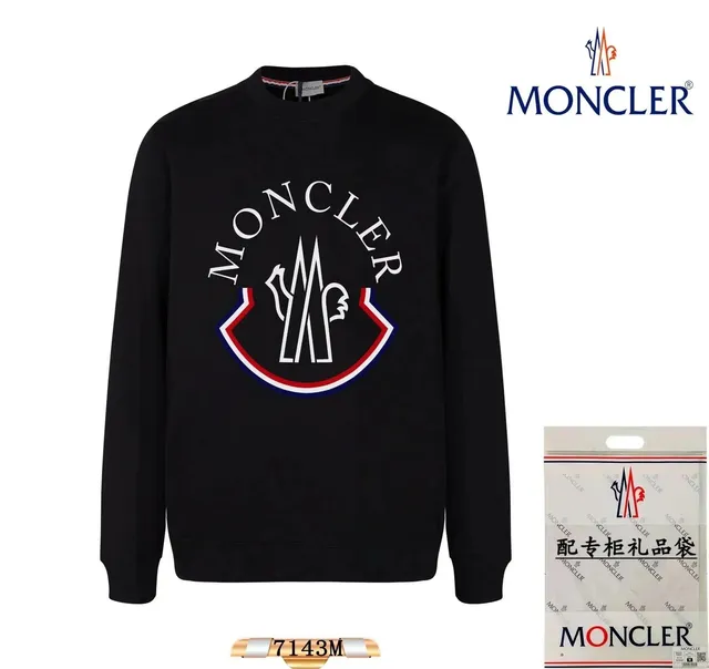 Moncler Crewneck Sweatshirt Logo Graphic