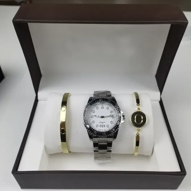 Santos de Cartier Steel and Gold