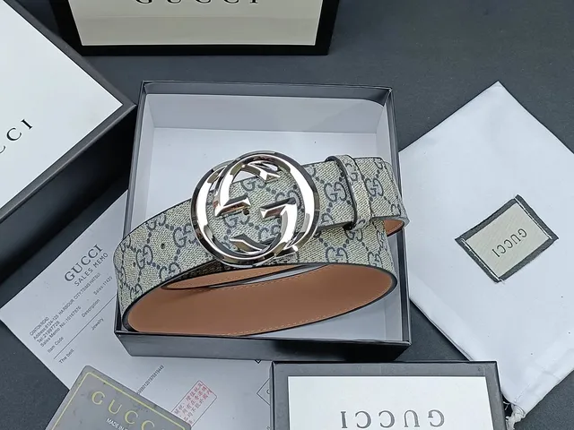 Gucci Horsebit 1955 Belt GG Supreme Canvas
