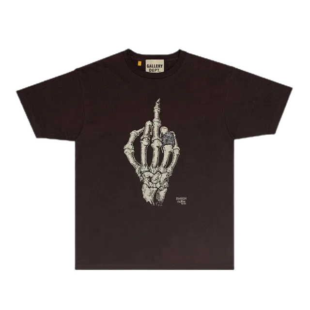 Gallery Dept. Skeleton Hand Tee Bone Print