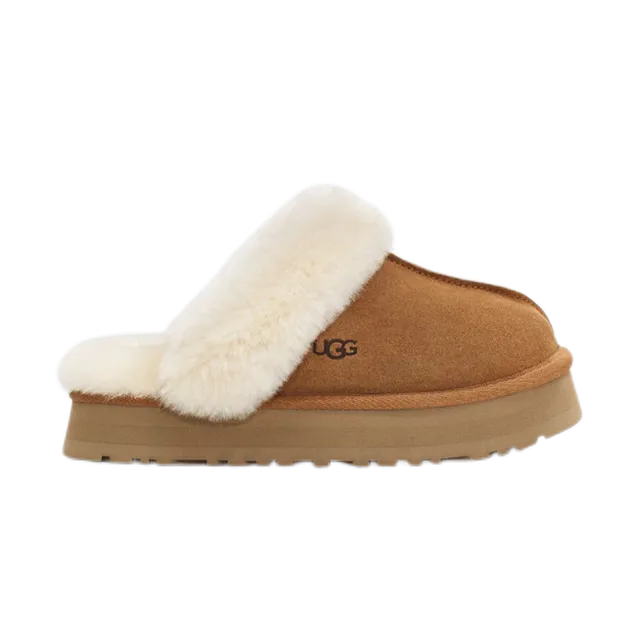 UGG Fluff Platform Slipper Chestnut