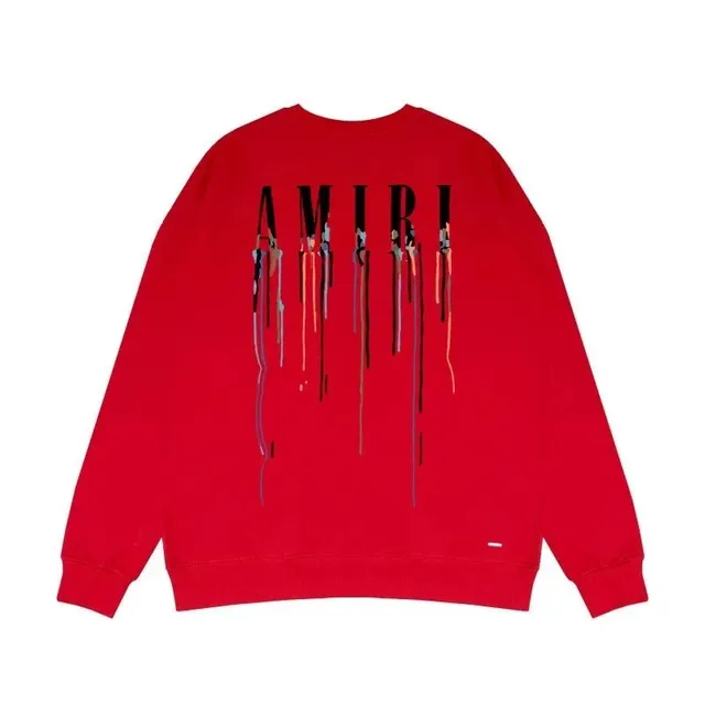 Amiri Crewneck Sweatshirt Dripping Logo