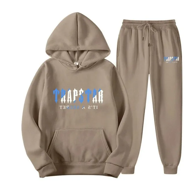 Corteiz Hoodie and Joggers Set Trapstar Logo Print