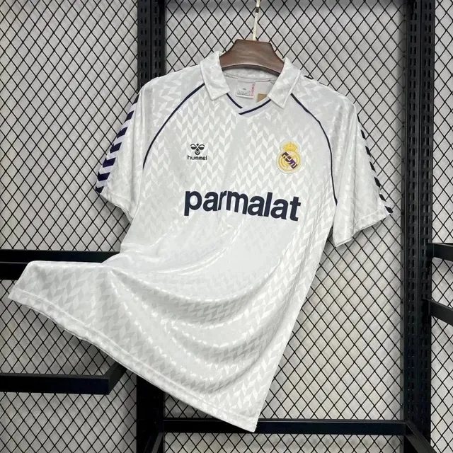 Hummel Real Madrid 1997-98 Away Jersey Parmalat Sponsor