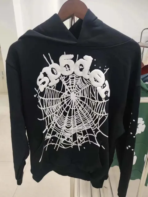 Sp5der Hoodie Spiderweb Logo