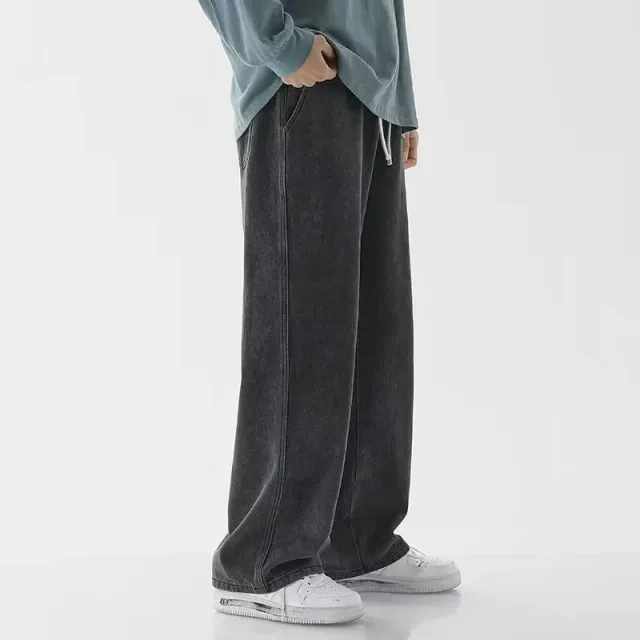 Levi's Wide-leg Denim Trousers Acid Wash