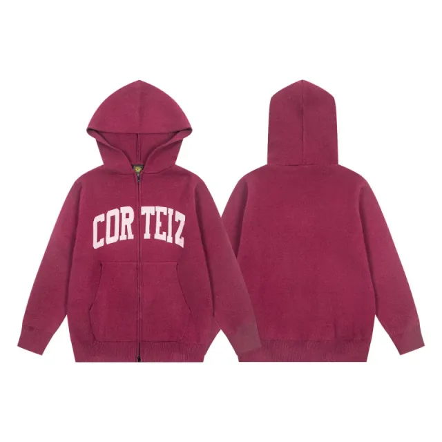 Corteiz Zip-Up Hoodie Arch Logo