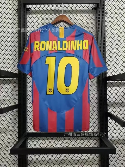 FC Barcelona Home Jersey Ronaldinho #10