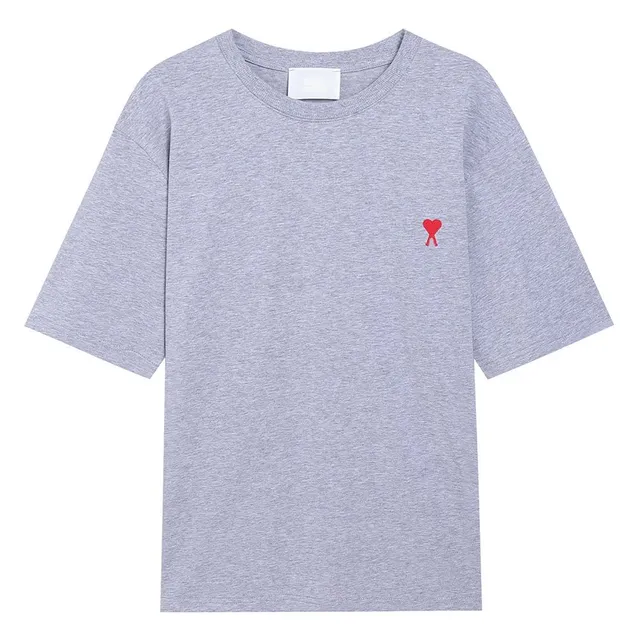 Amiri Cotton Tee Red Heart Logo