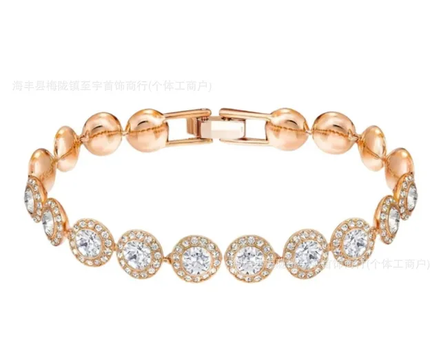 玫瑰金罗马手链