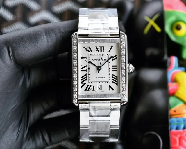 Cartier Tank Must Diamond Bezel