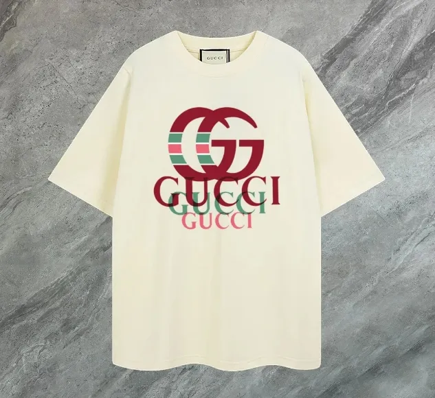 Gucci T-Shirt Double G Logo Print