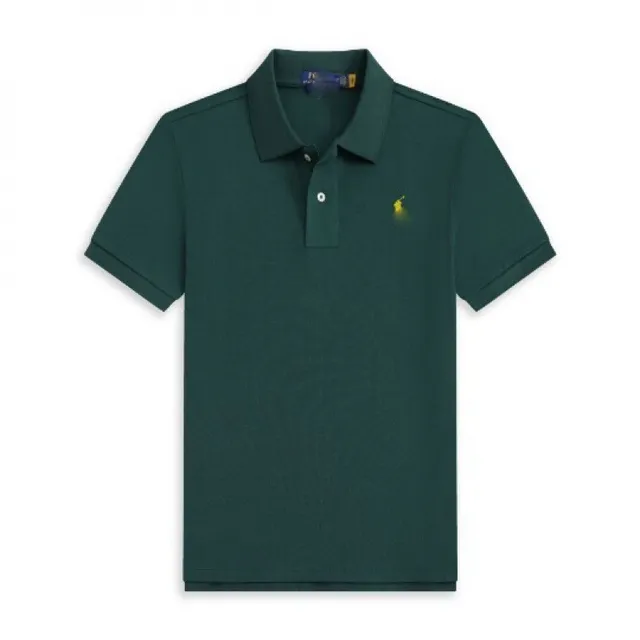 Dark green gold label