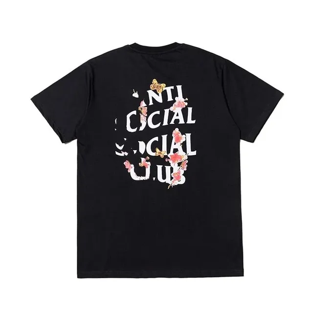 Anti Social Social Club Graphic Tee Floral Logo