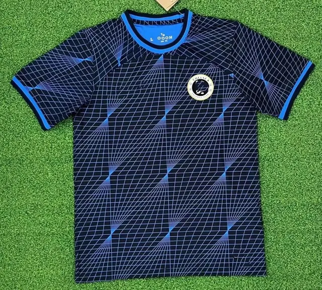 Chelsea Third Kit Geometric Grid