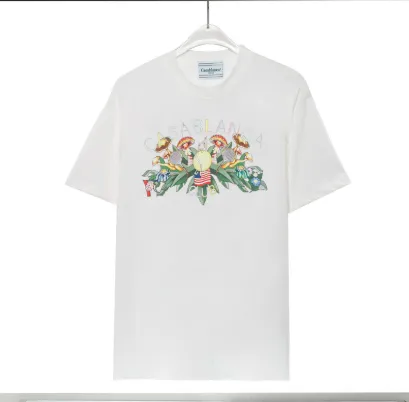 Casablanca Graphic Tee Tropical Print