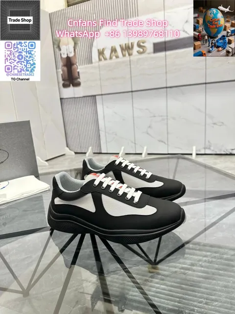 Prada Linea Rossa Black White Mesh