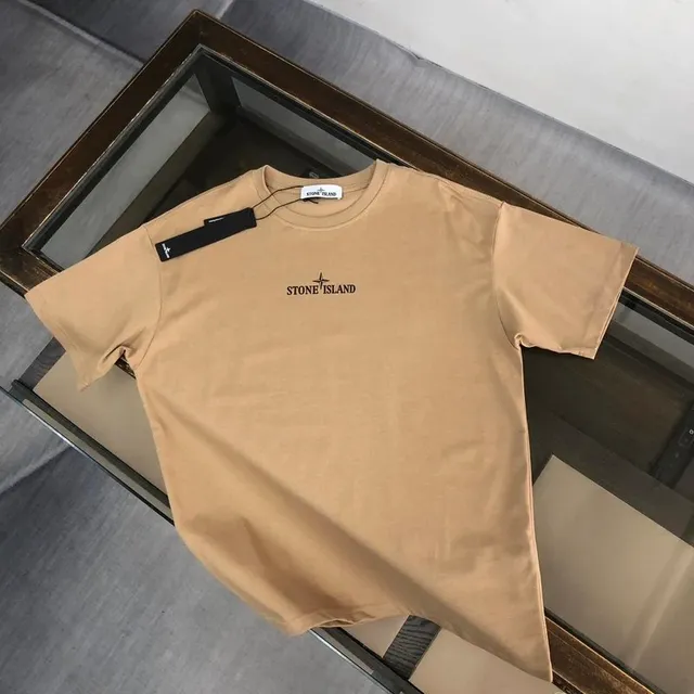 Stone Island Logo T-Shirt Embroidered Compass Logo