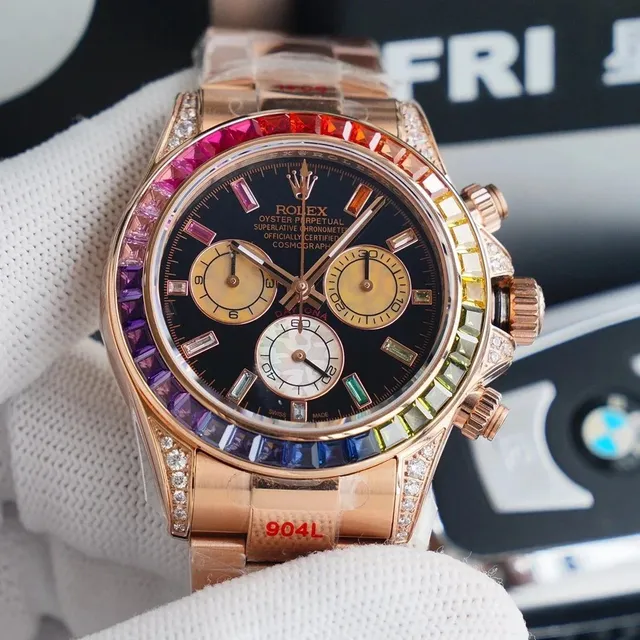 Rolex Oyster Perpetual Cosmograph Daytona Rainbow Bezel