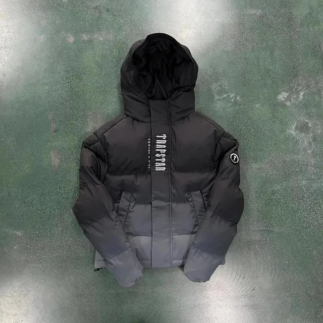 Trapstar Puffer Jacket Gradient Black to Grey