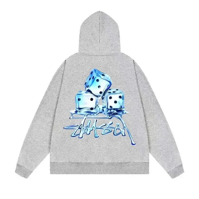 Stüssy Hooded Sweatshirt Ice Dice Graphic
