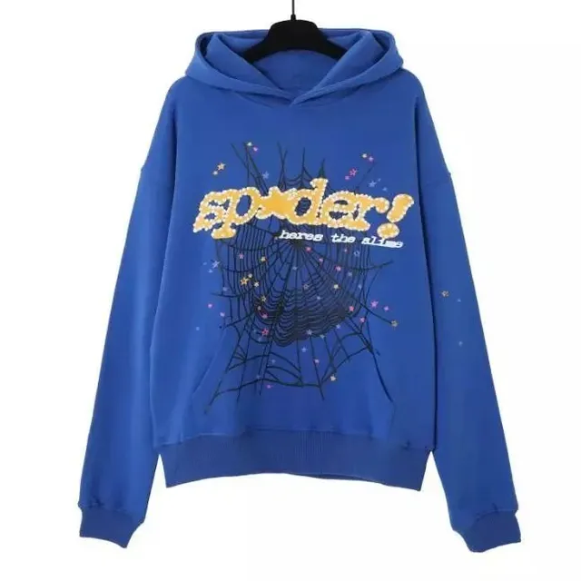 Sp5der Hoodie Spider Web Graphic