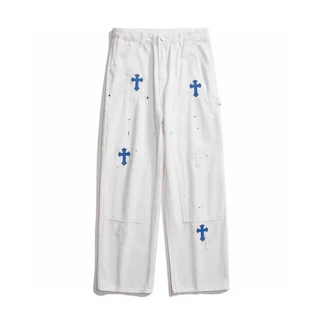 Chrome Hearts Cargo Pants Cross-Embroidered