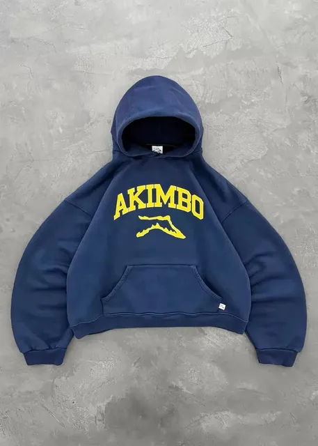 Akimbo Club Hooded Sweatshirt Akimbo Arch Logo