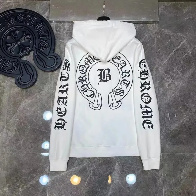 Hooded Sweatshirt Chrome Hearts Logo Print