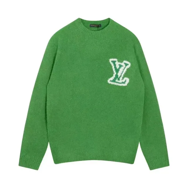 Louis Vuitton Knit Sweater LV Monogram Intarsia