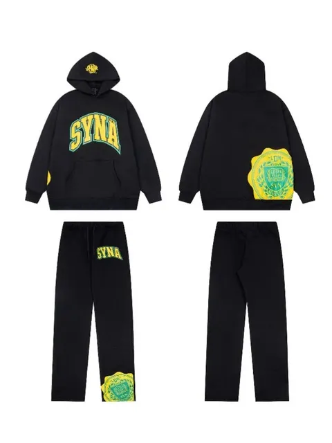 Syna World Hoodie and Joggers Set SYNA Arch Logo