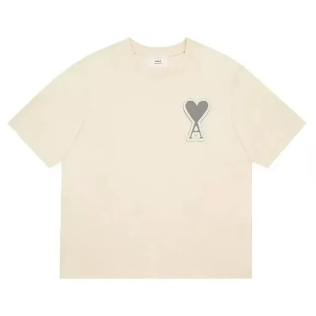 Maison Margiela Heart Logo Tee Grey Heart Patch