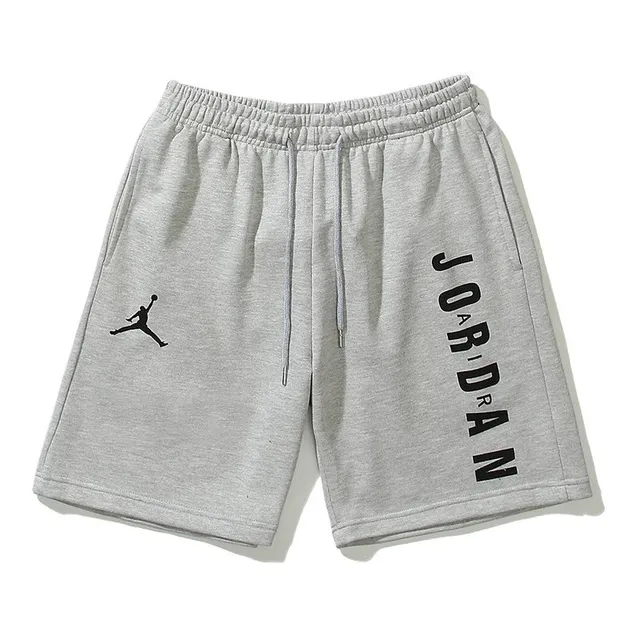 Jordan Shorts Heather Grey with Jumpman Logo