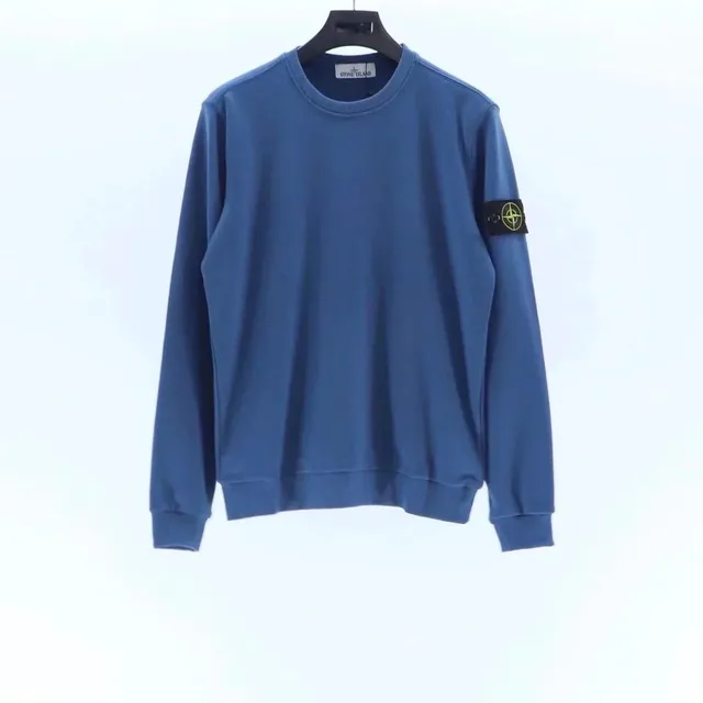 Stone Island Crewneck Sweatshirt Classic Logo Patch