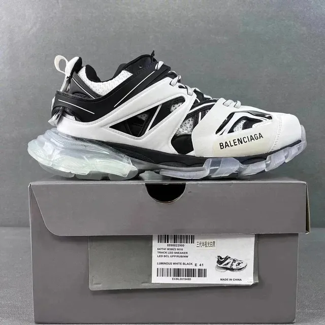 Balenciaga Triple S Luminous White Black
