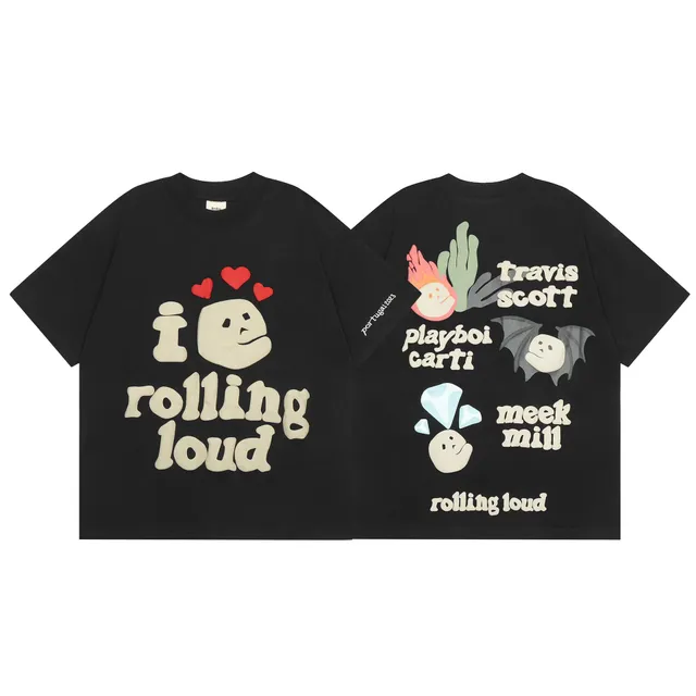 Broken Planet × Travis Scott Graphic Tee Ie Rolling Loud Collab