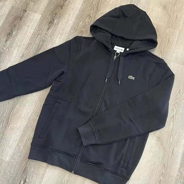 Lacoste Zip-Up Hoodie Classic Croc Logo