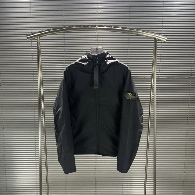 Stone Island Hooded Jacket Reflective Badge